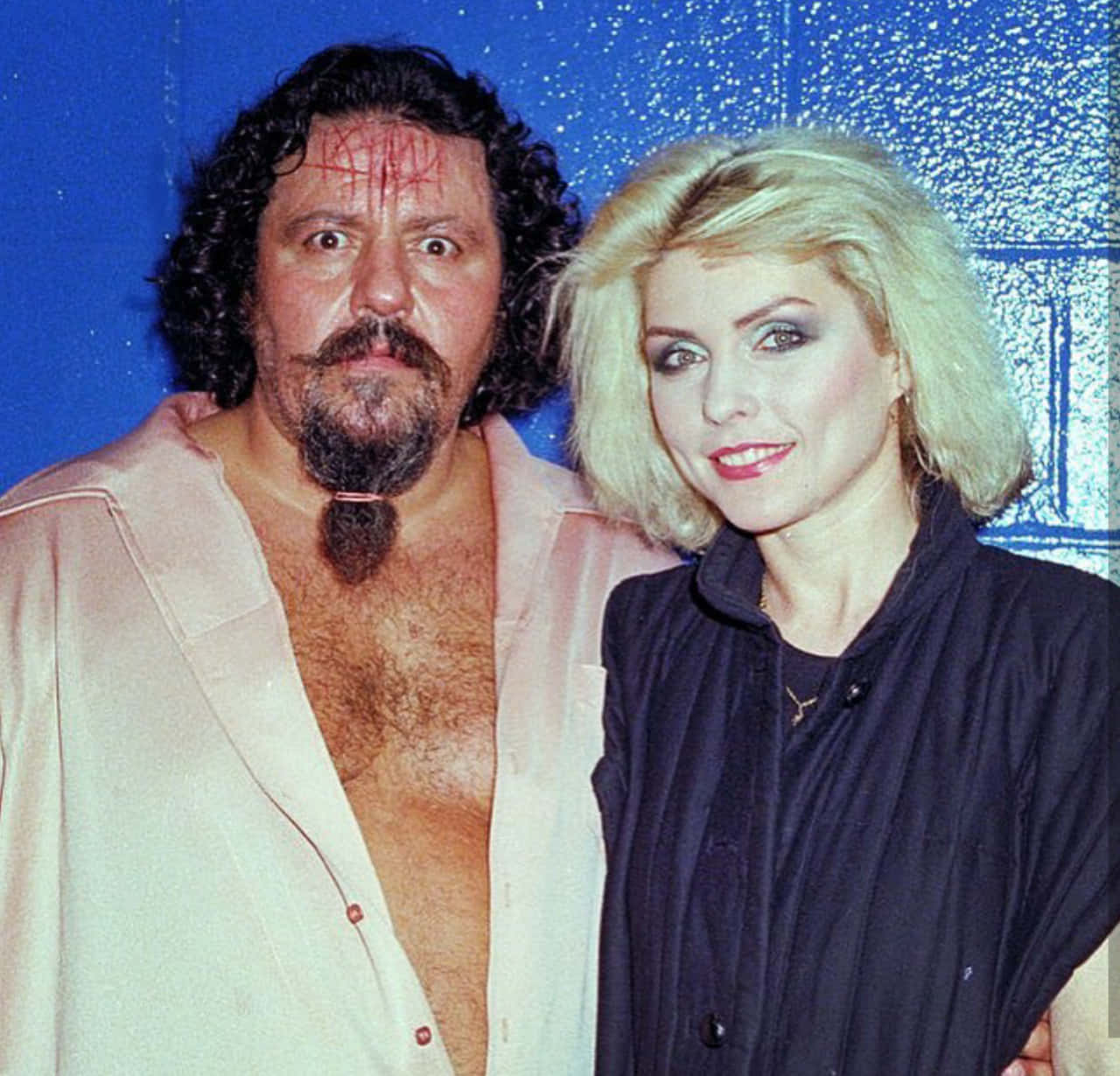 Lou Albano With Debbie Harry Picture