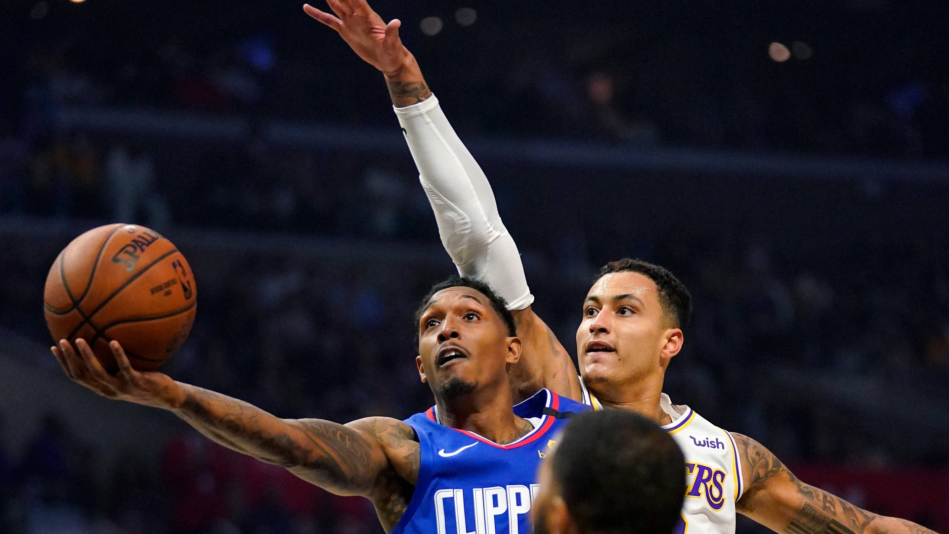 Lou Williams Lay-Up Action Tapet Wallpaper