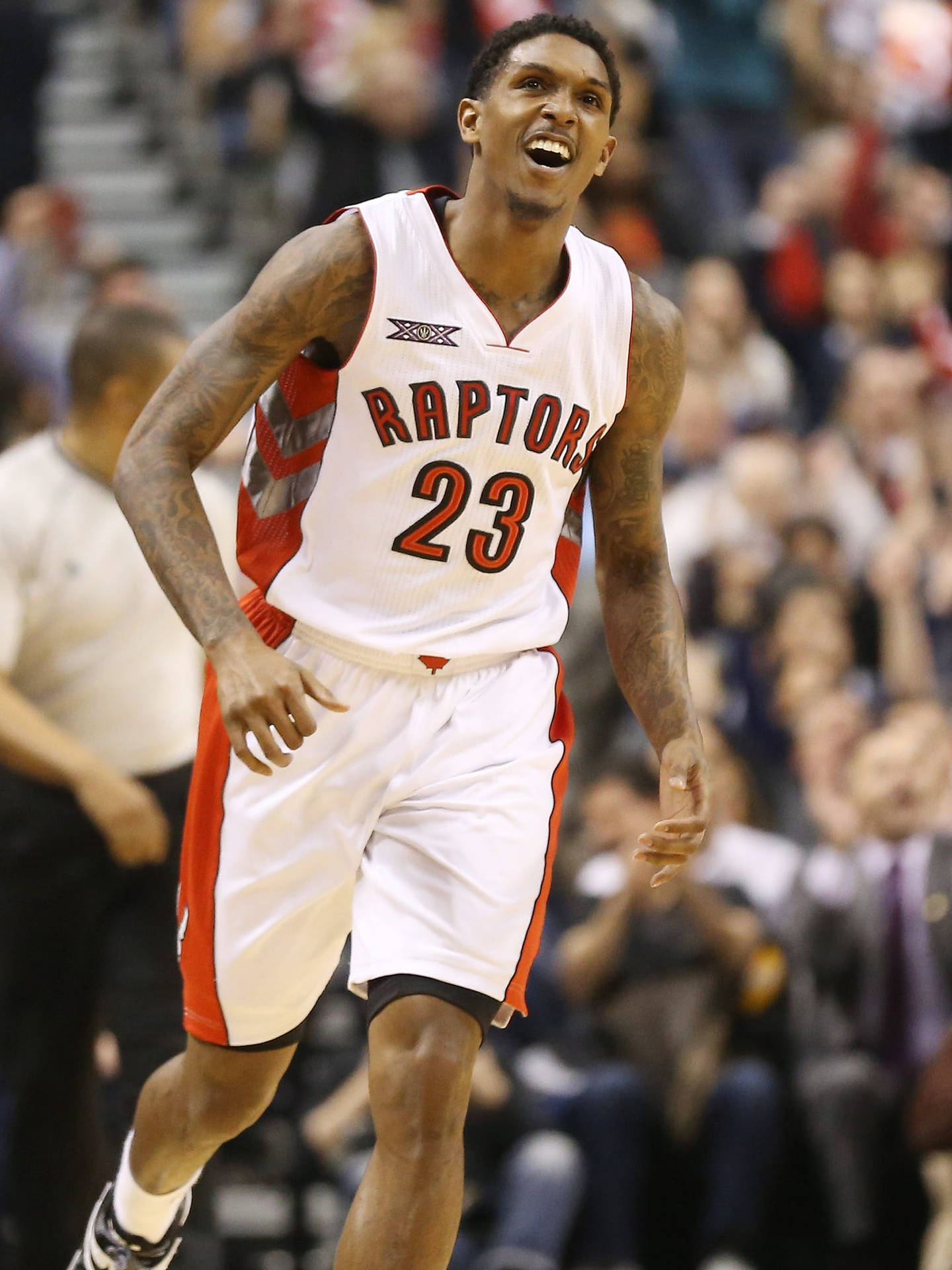 Lou Williams With Excitement Wallpaper