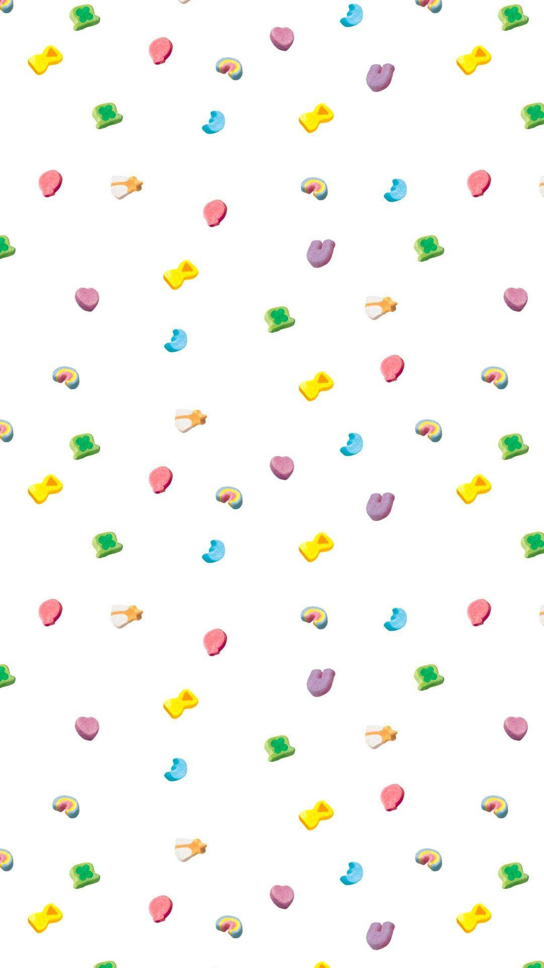 Loud Colored 3d Marshmallow Wallpaper