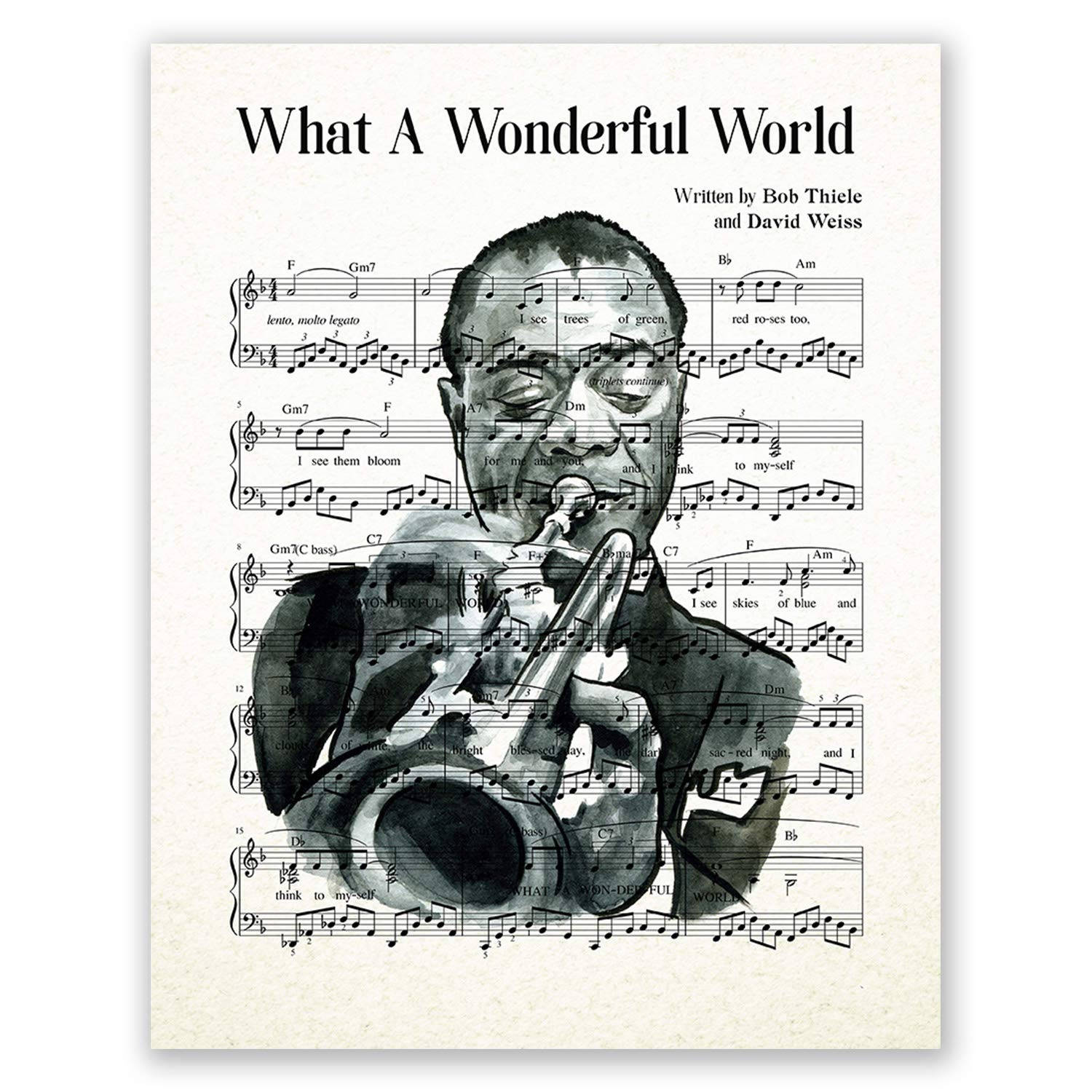 Louis Armstrong What A Wonderful World Wallpaper