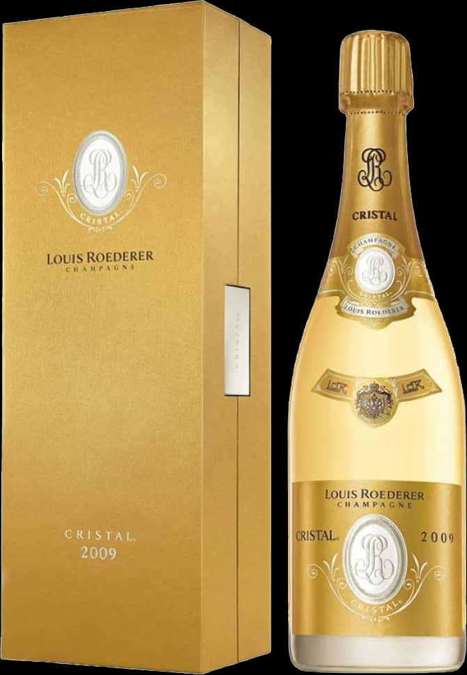 Louis Roederer Cristal2009 Champagne PNG