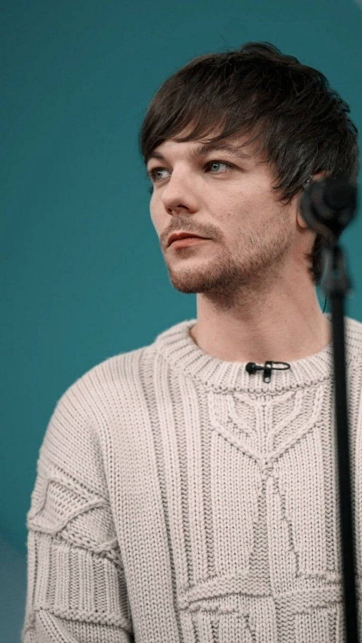 Download Louis Tomlinson In A Knitted Sweater Wallpaper