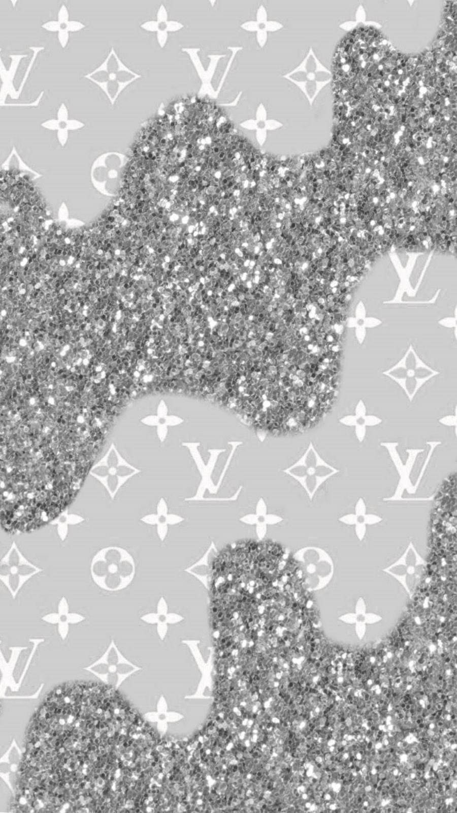 Download Louis Vuitton Aesthetic Blue And White Wallpaper