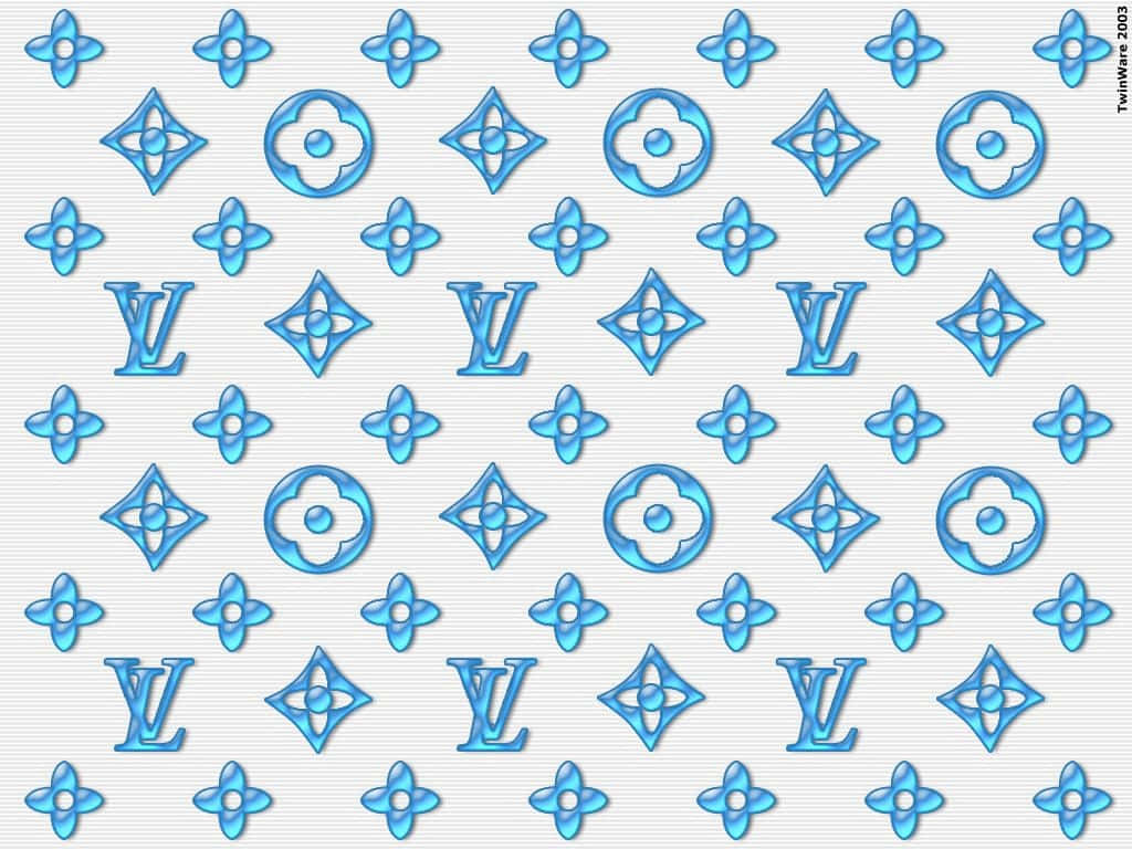 blue louis vuitton logo