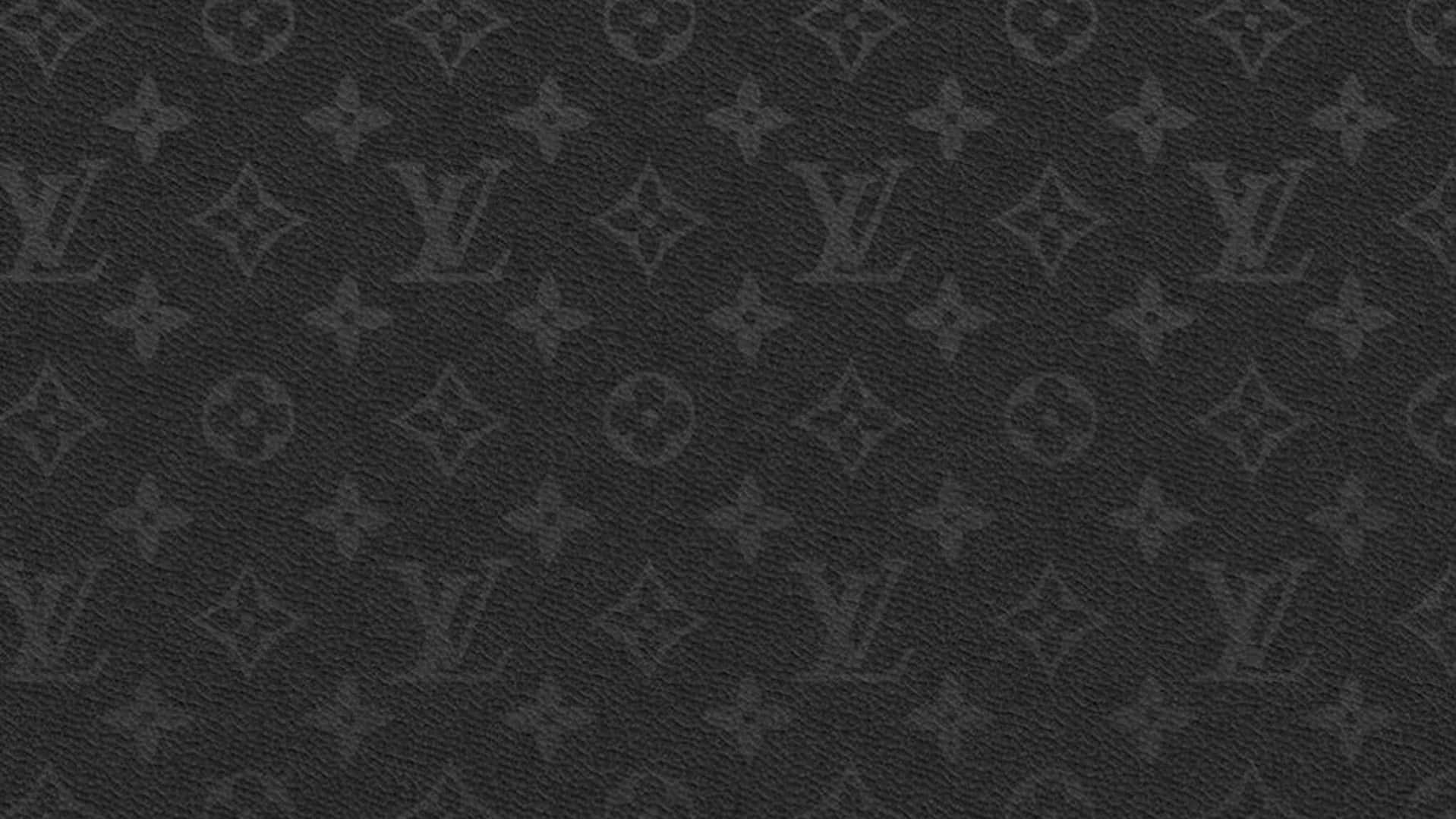 Download Textured Black Louis Vuitton Background