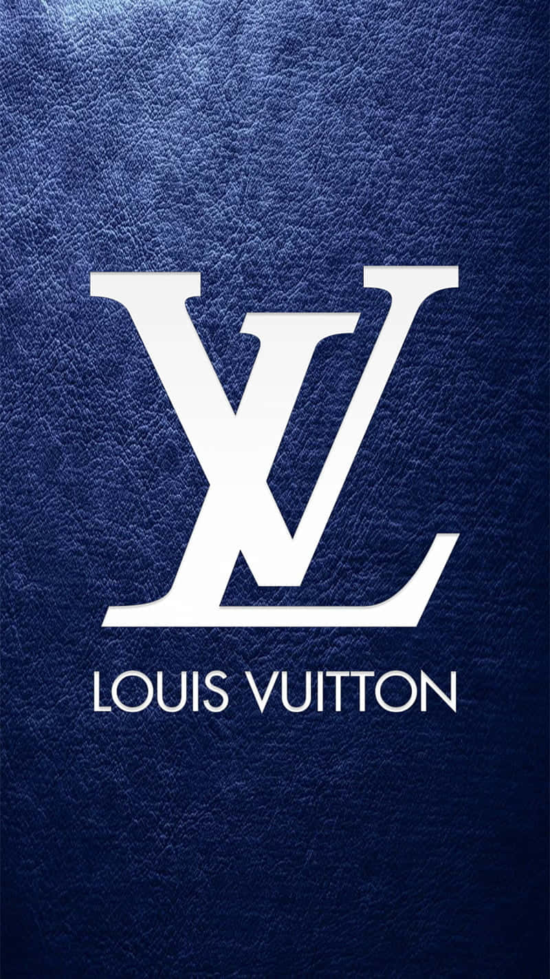 Download Get ready to stand out with Louis Vuitton Blue! Wallpaper