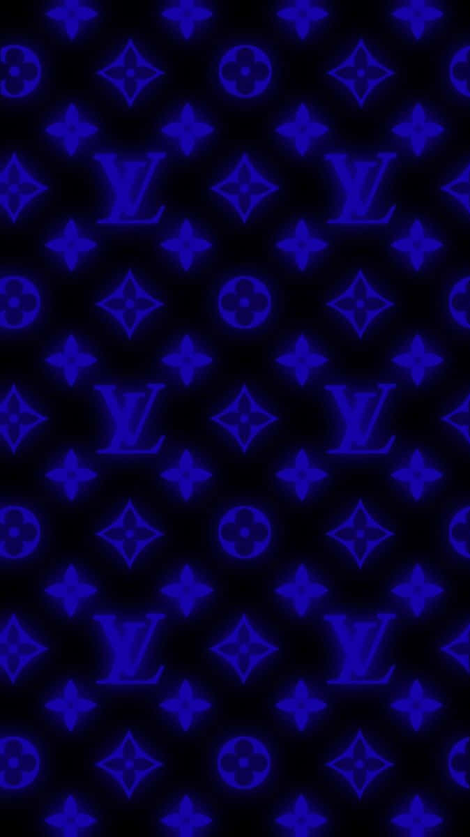 Download Accessorize in Luxury with Louis Vuitton Blue Wallpaper