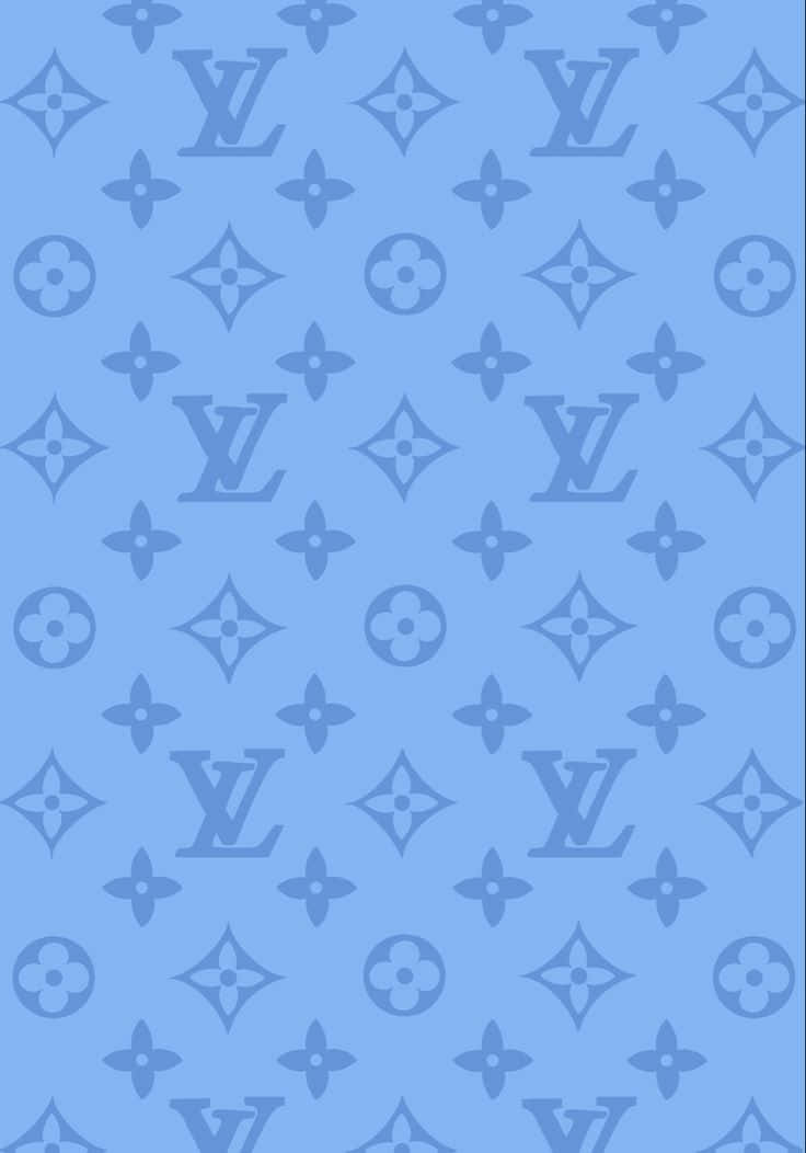 Download Stunningly Classic Louis Vuitton Blue Wallpaper