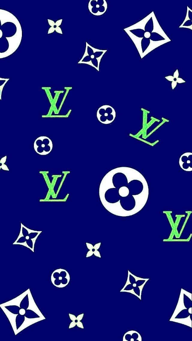 Download Get ahead of the latest trends with Louis Vuitton blue Wallpaper