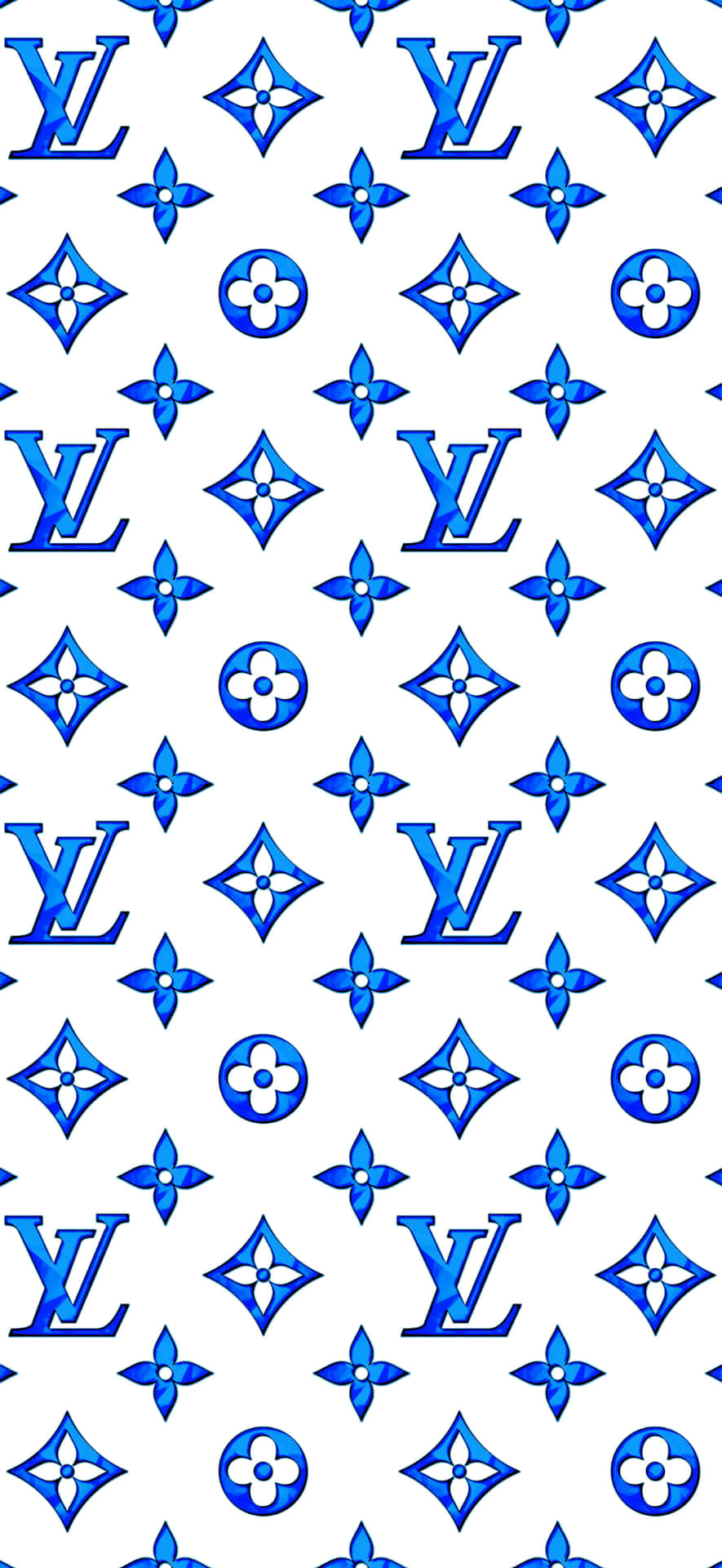 Download Make a statement with the bold colors of the Louis Vuitton Blue  Collection. Wallpaper