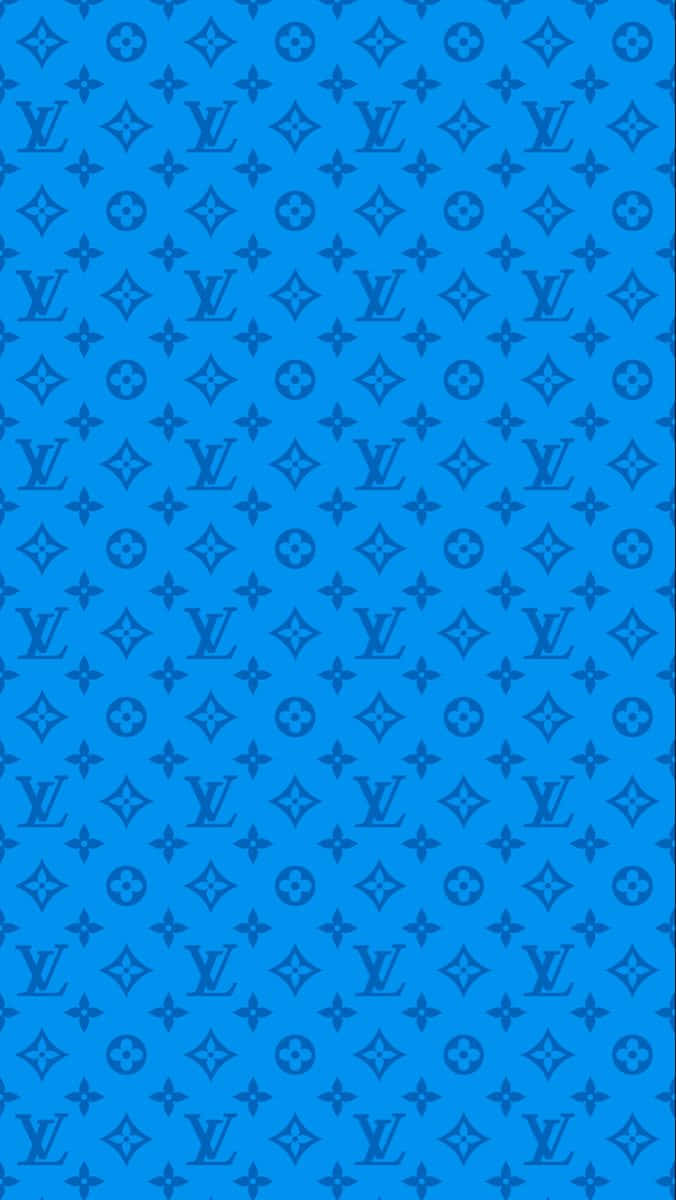 Download Elevate Your Style with the Elegance of Louis Vuitton Blue  Wallpaper