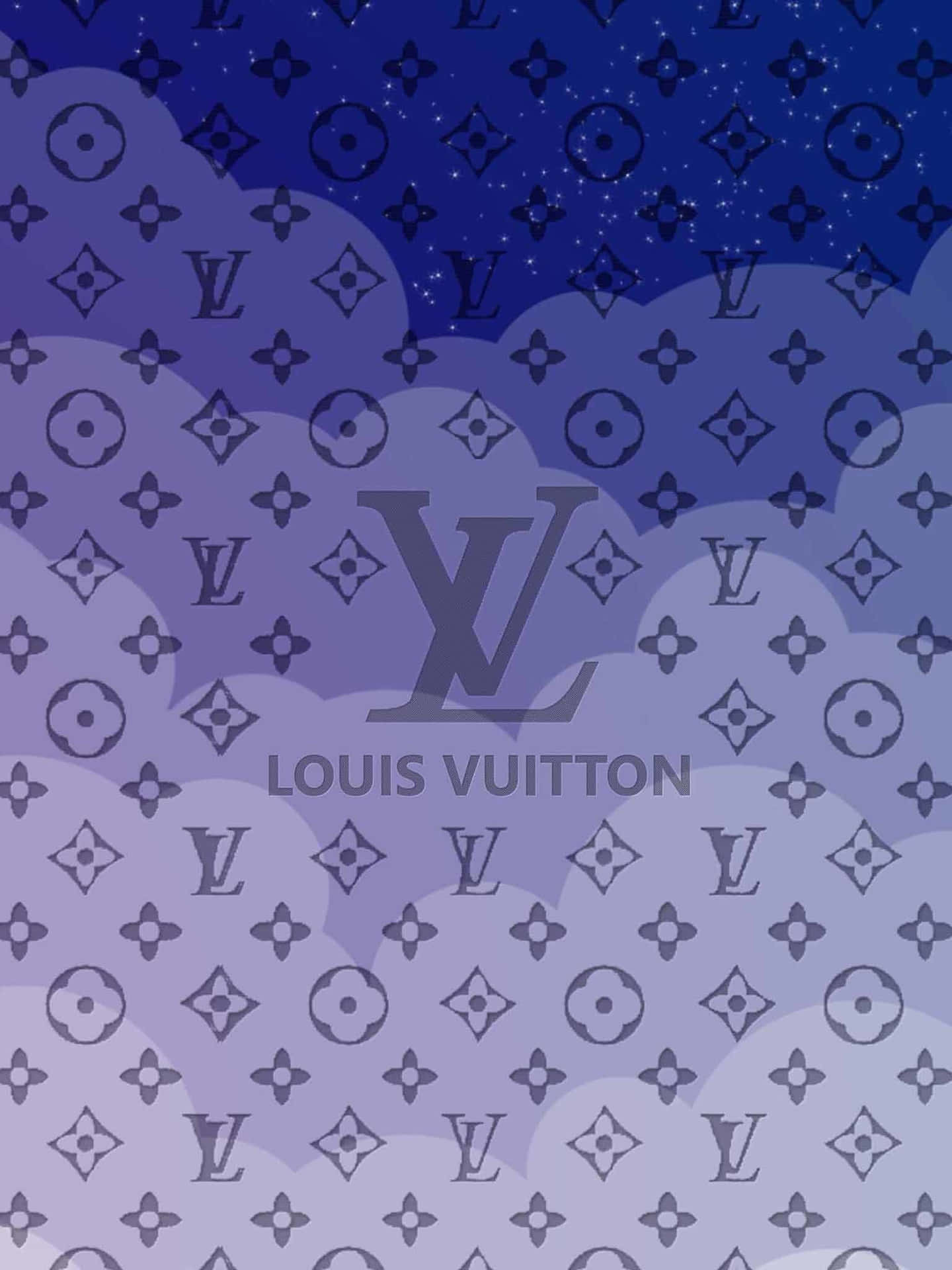 Download Fashionable Louis Vuitton Blue Bag Wallpaper