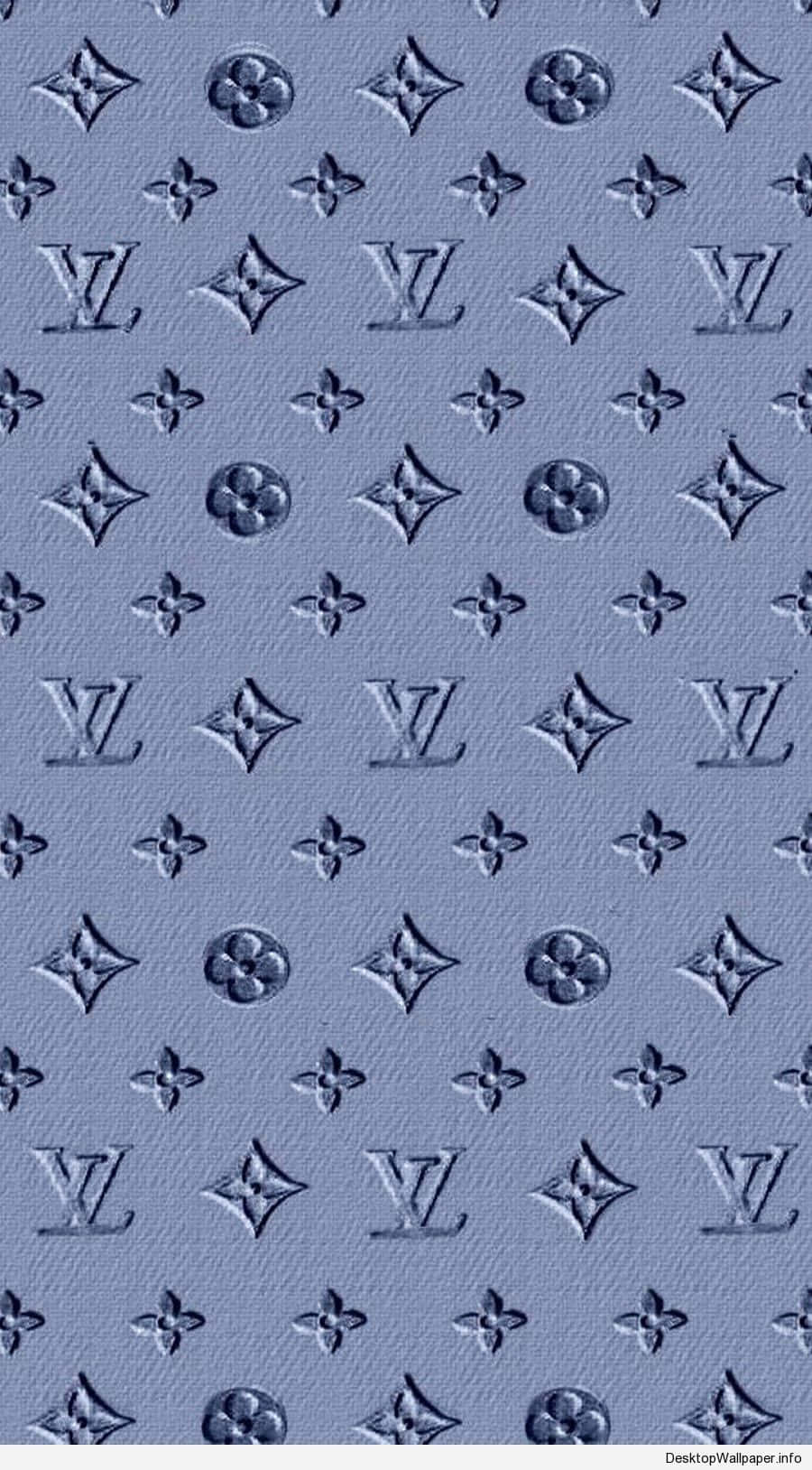 Ikonisklouis Vuitton-logotyps Dator-design Wallpaper
