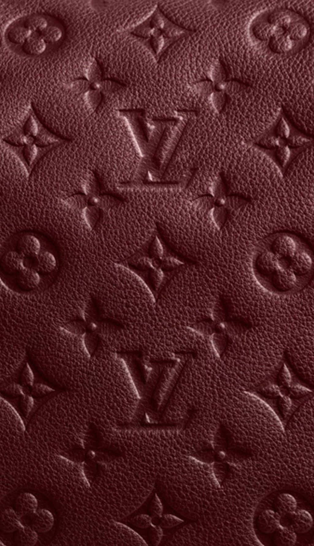 Louis Vuitton Logo Leather Background