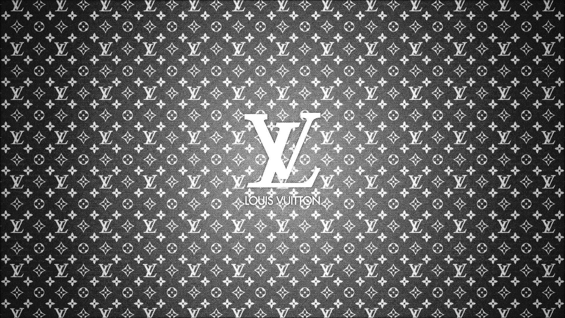 Download Louis Vuitton Logo Glowing Wallpaper