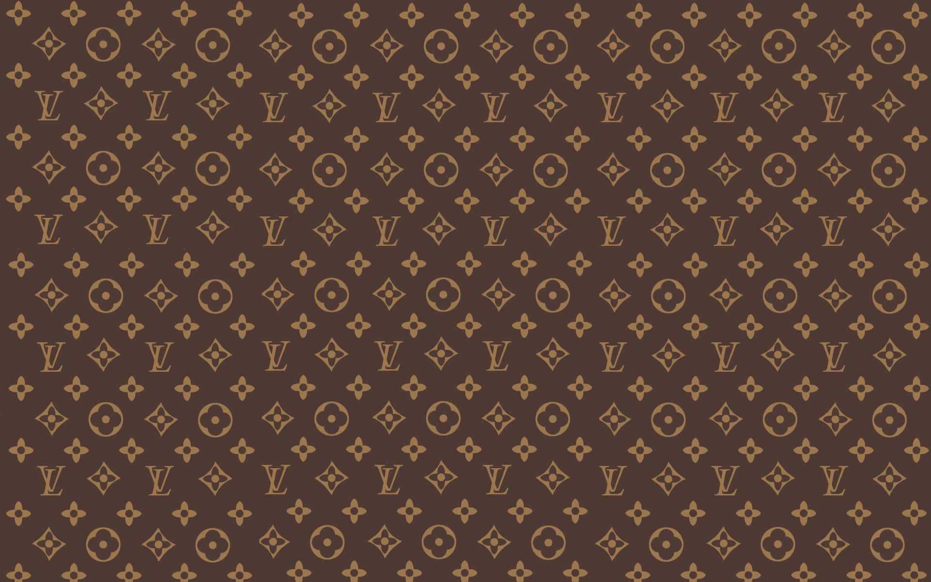 The world-renowned logo of Louis Vuitton Wallpaper