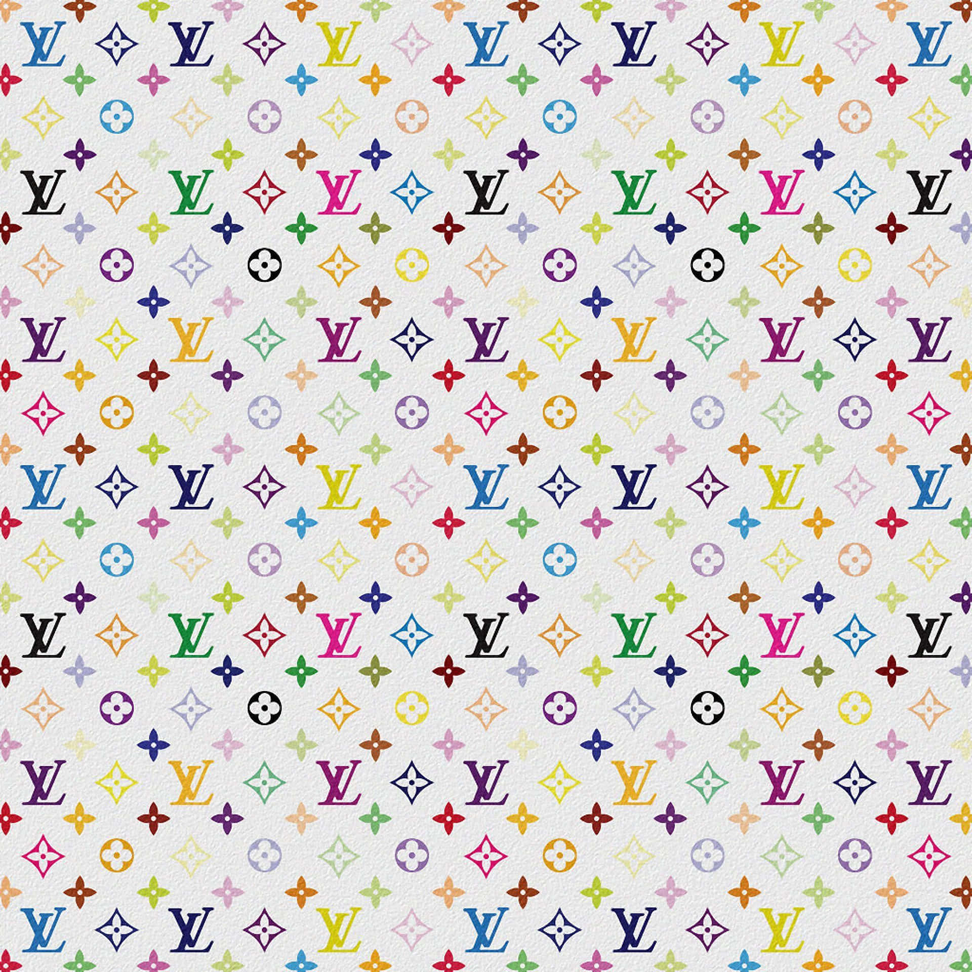 Louis Vuitton Wallpaper With Colorful Designs Wallpaper