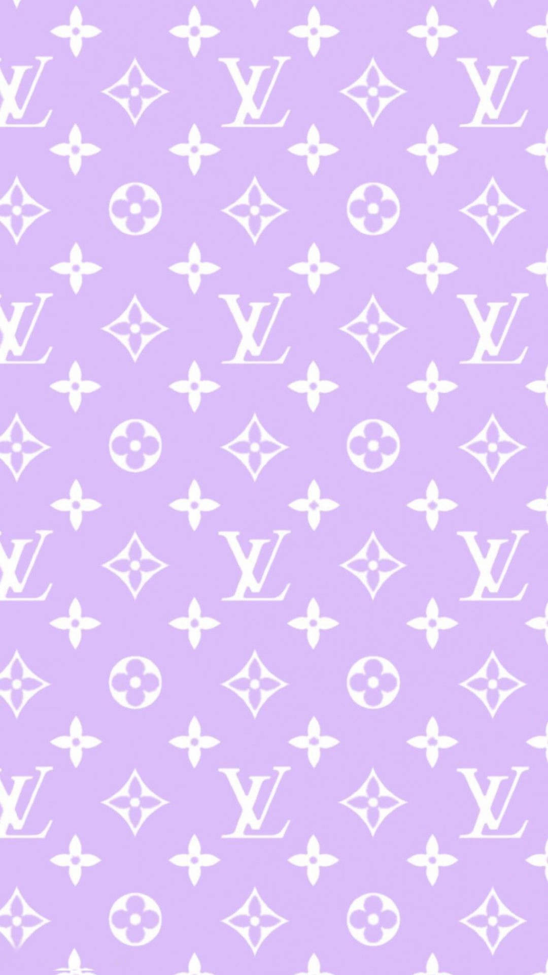 Louis Vuitton Logo Pastel Purple Aesthetic Vsco Background