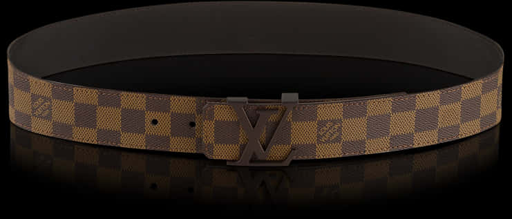 Louis Vuitton Monogram Belt Product Shot PNG