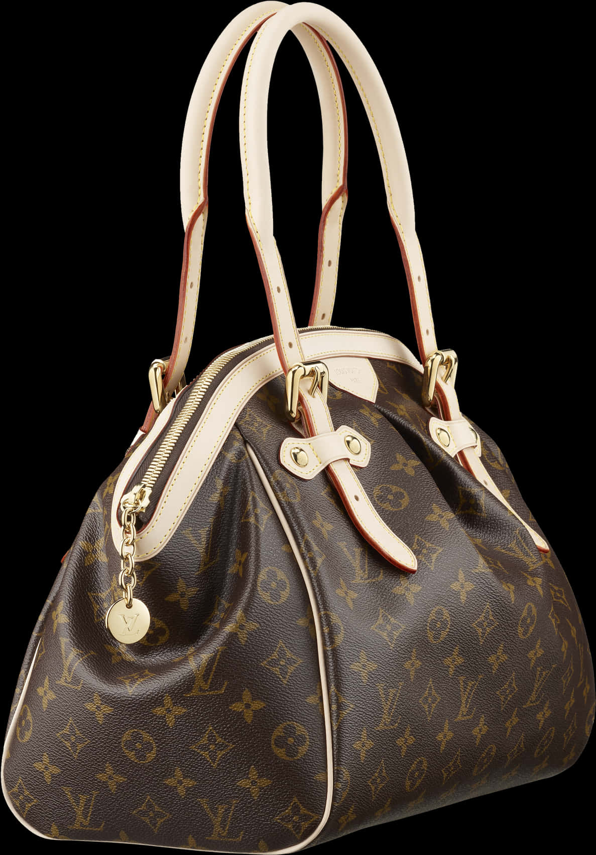 Louis Vuitton Monogram Handbag Isolated PNG