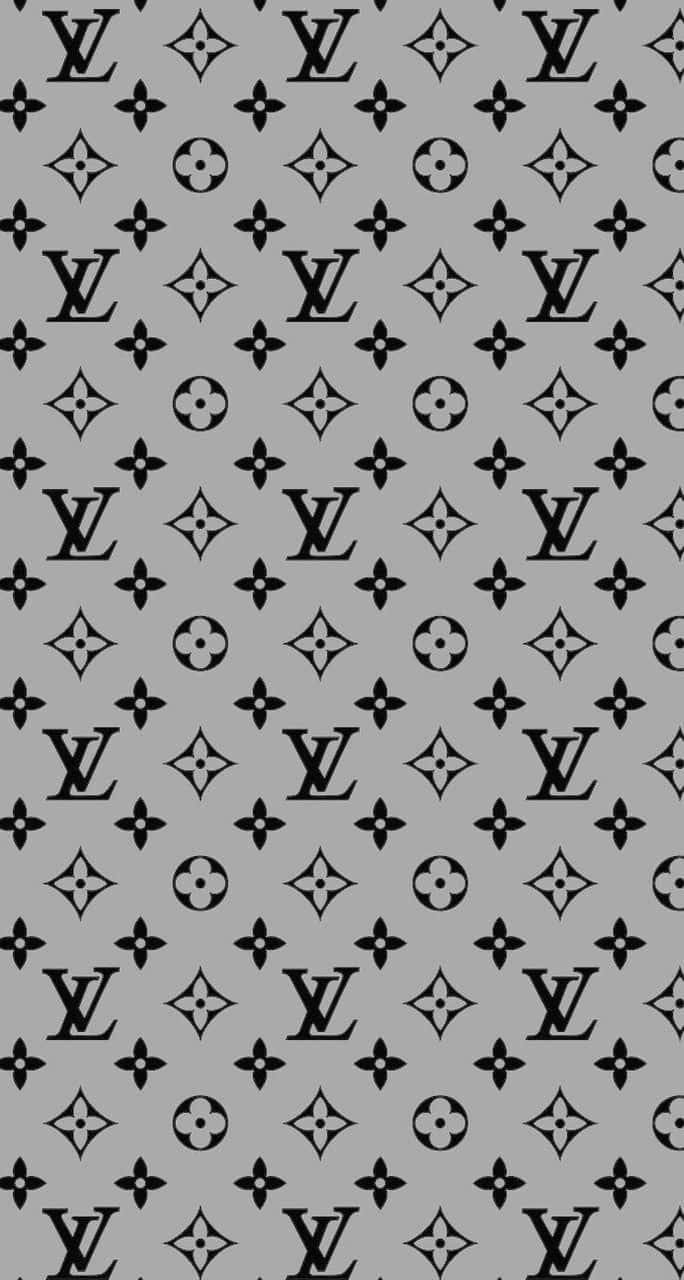Bildlebendiges Louis Vuitton-muster Wallpaper