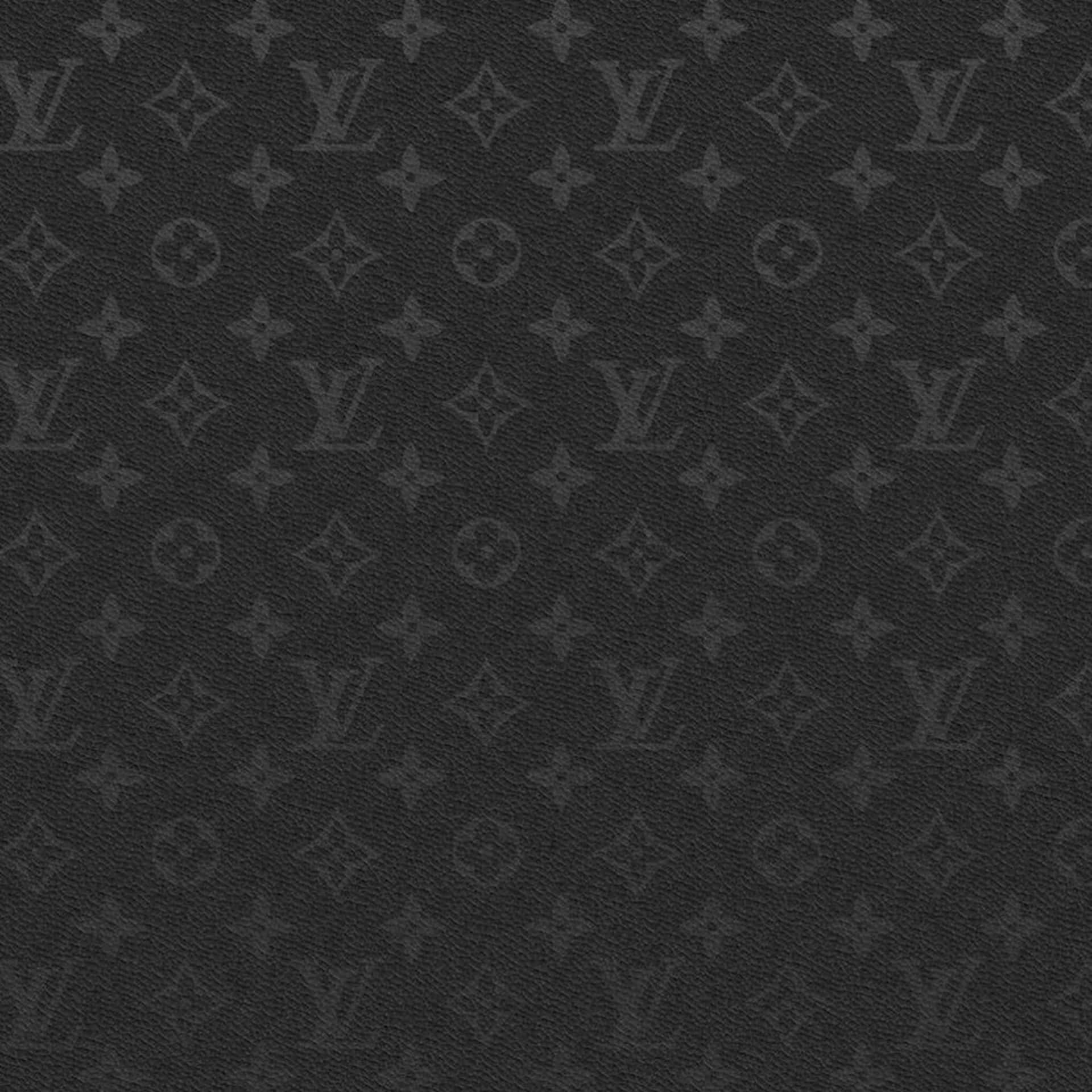 wallpaper louis vuitton pattern black