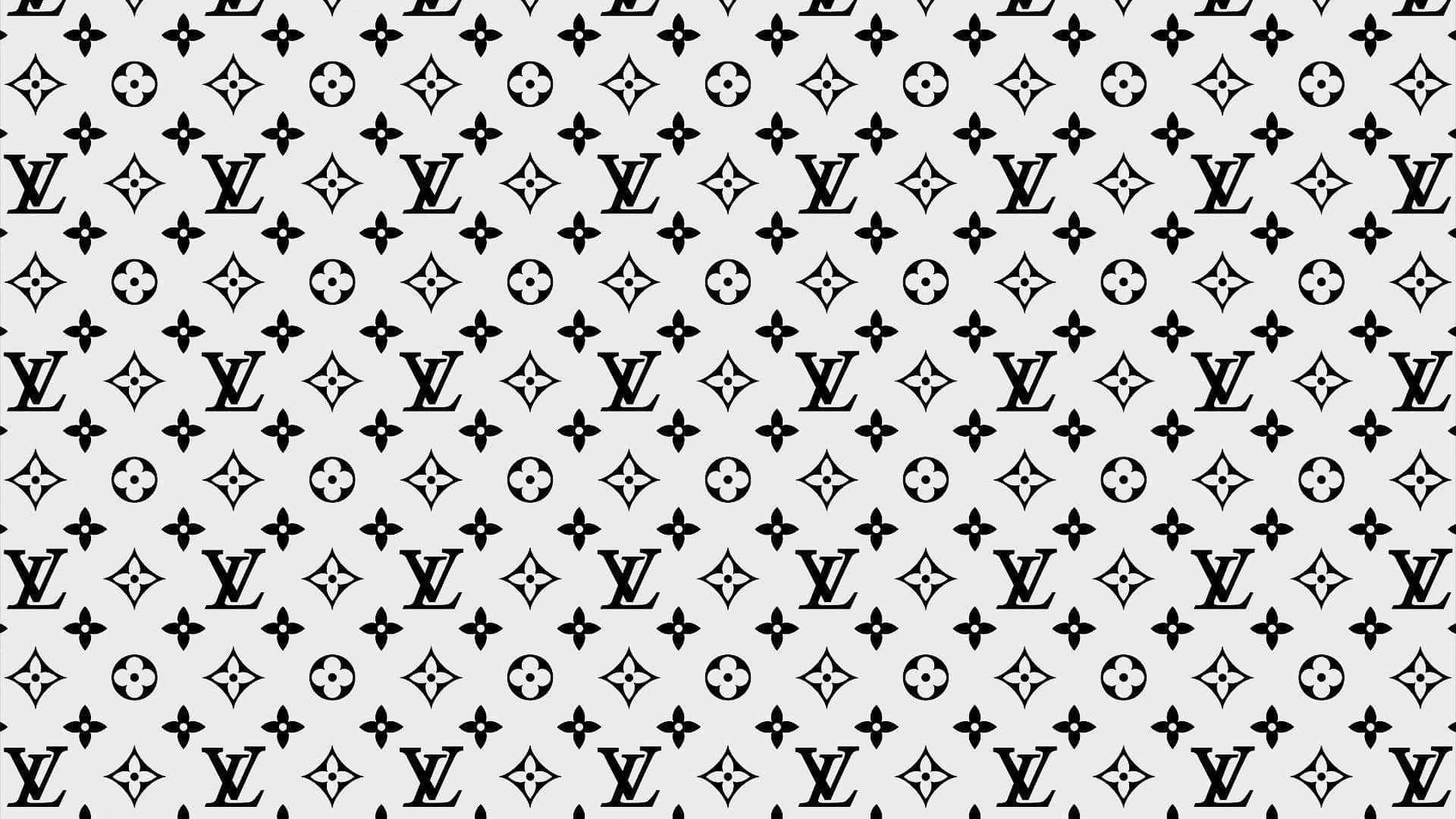 Einschickes Und Stilvolles Louis Vuitton Muster Wallpaper