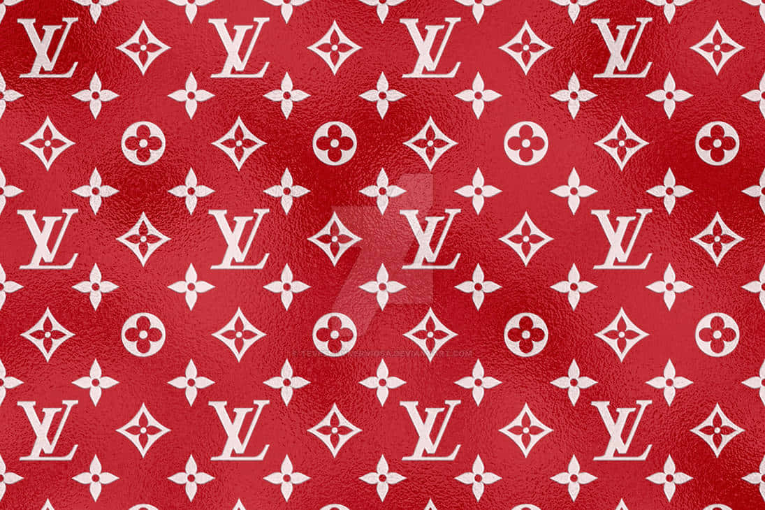 Download Show Off Your Stylish Louis Vuitton Print Wallpaper