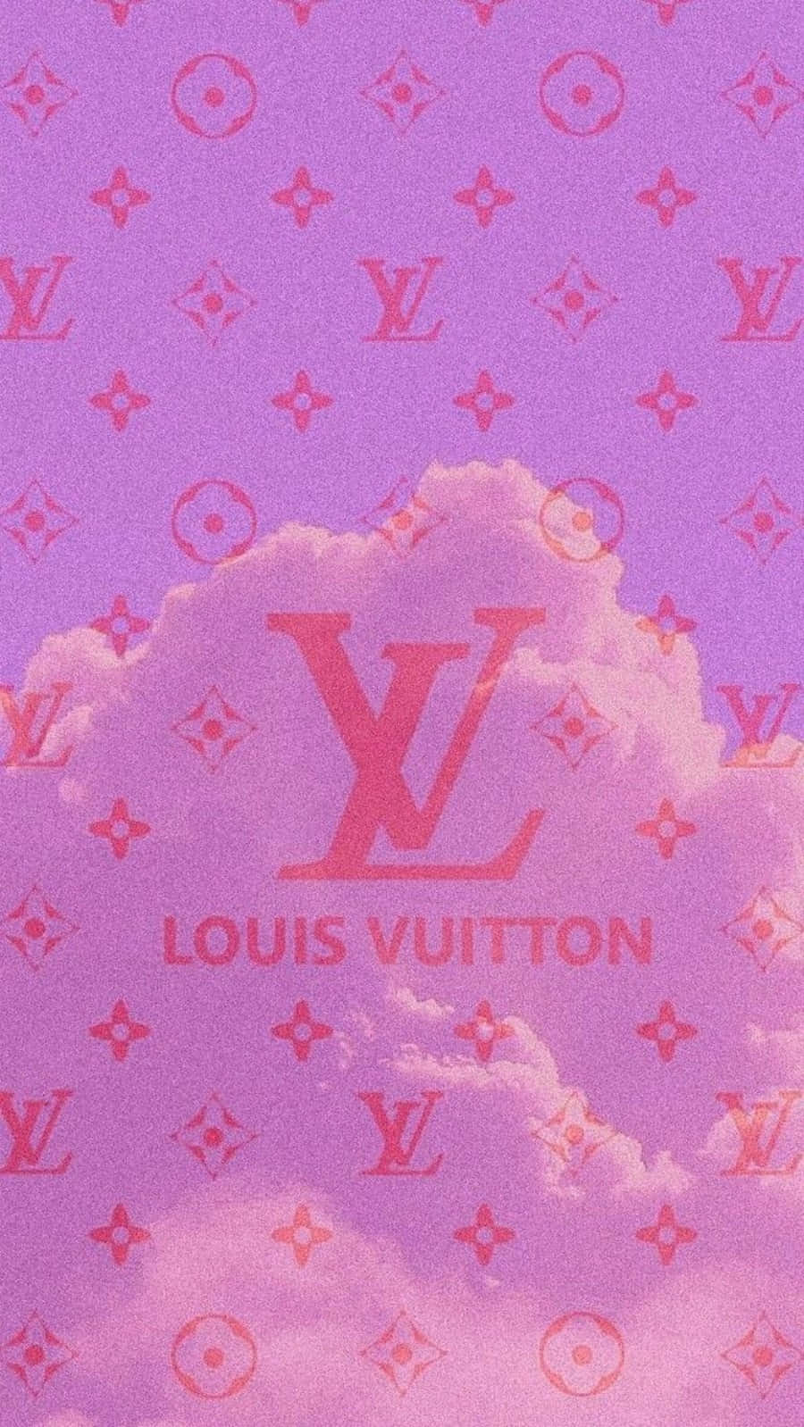 Louis Vuitton Pink Dreamy Cloud Background