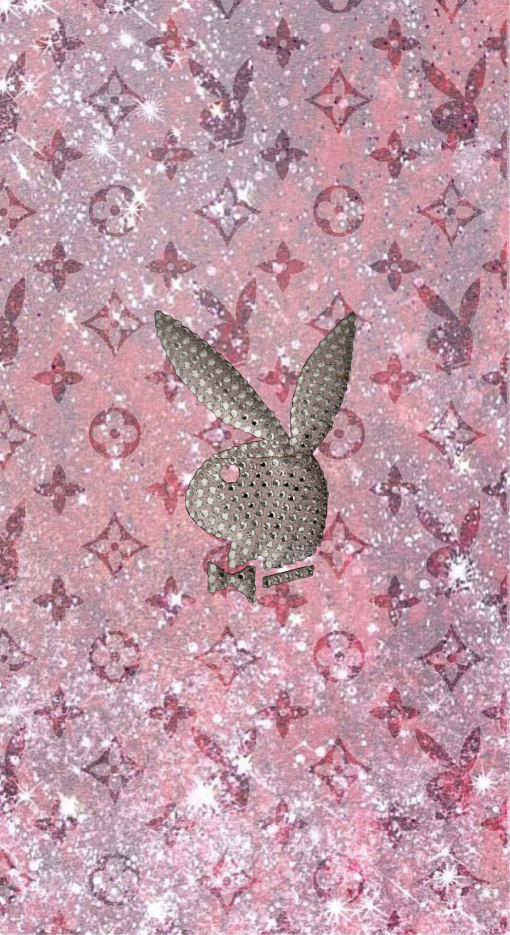 Udstrål moderne sophistication med Louis Vuitton Pink Wallpaper