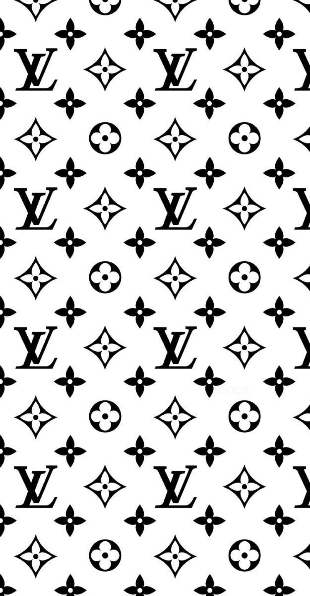 Visaupp Din Stiliga Louis Vuitton-tryck På Datorn Eller Mobilen. Wallpaper