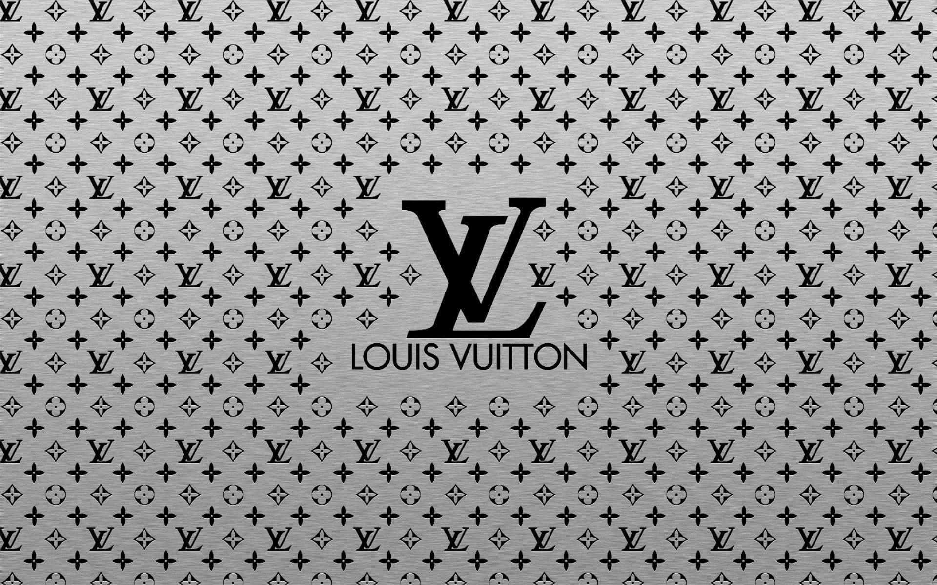Compramoda De Lujo Con Un Estampado Clásico De Louis Vuitton. Fondo de pantalla