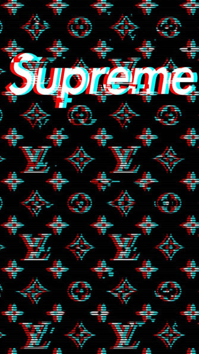 supreme vector supreme louis vuitton pattern