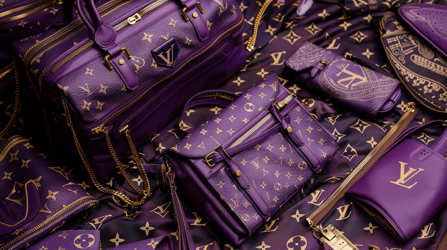 Louis Vuitton Purple Collection Wallpaper