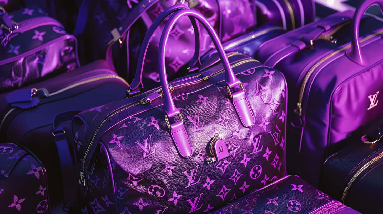 Louis Vuitton Purple Collection Wallpaper