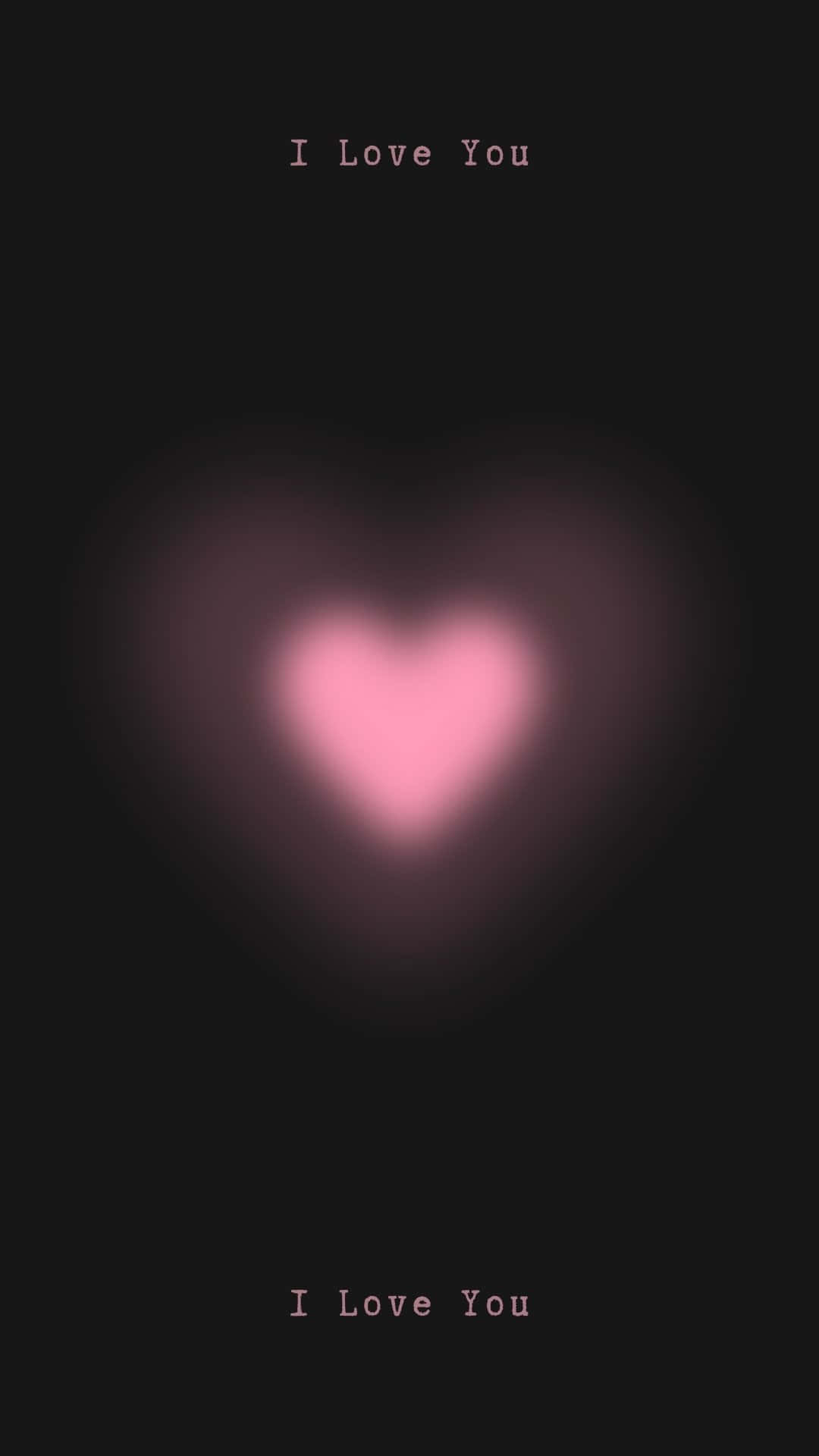 Love Aura Heart Glow Wallpaper
