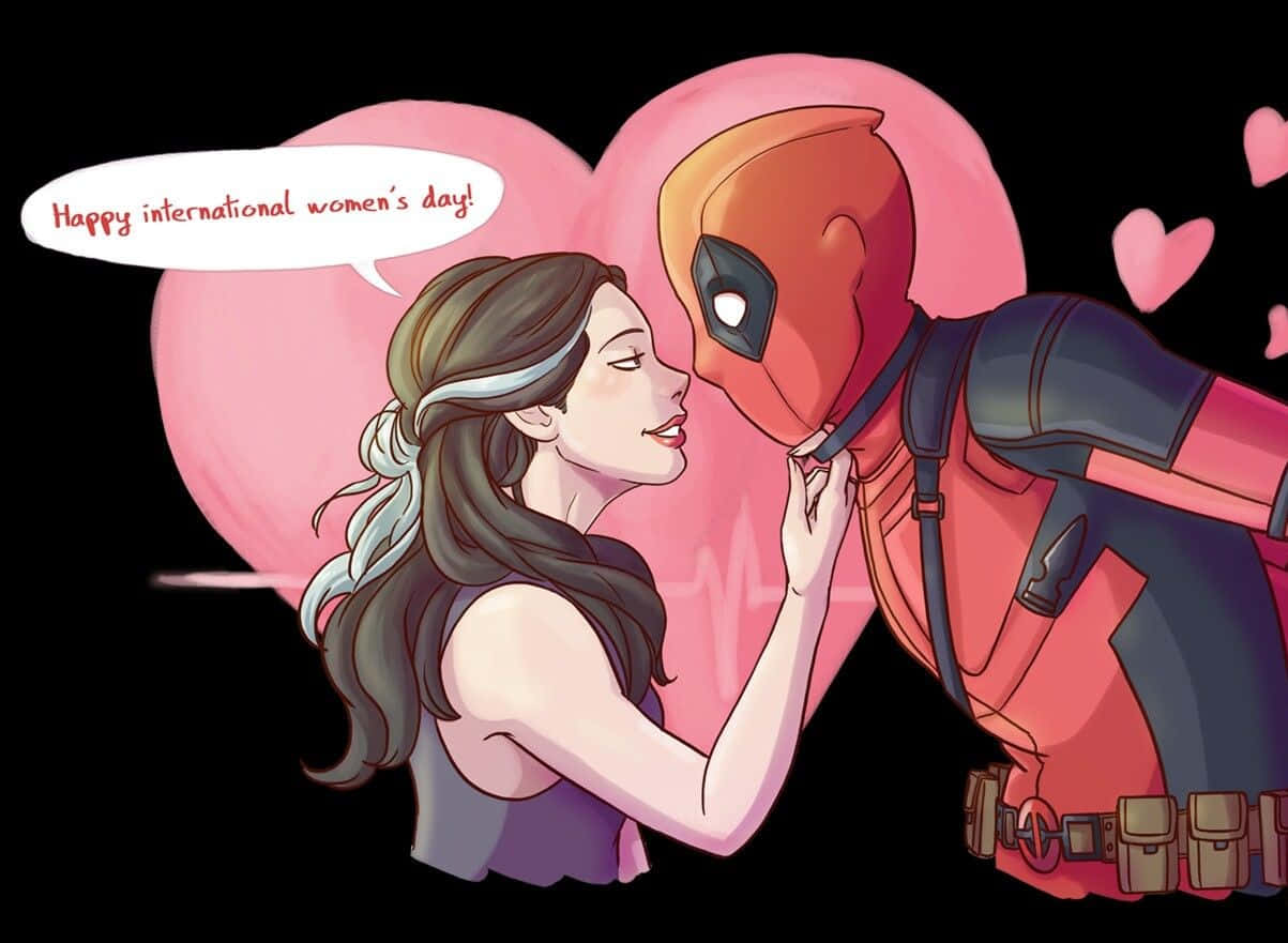 Love Beyond The Ordinary - Deadpool And Vanessa Wallpaper