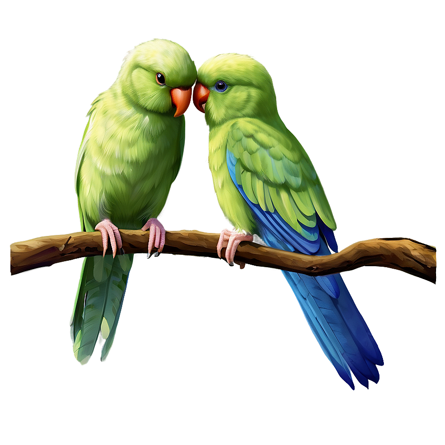 Download Love Birds Pair Png Myx | Wallpapers.com