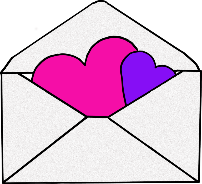 Love Envelope Hearts PNG