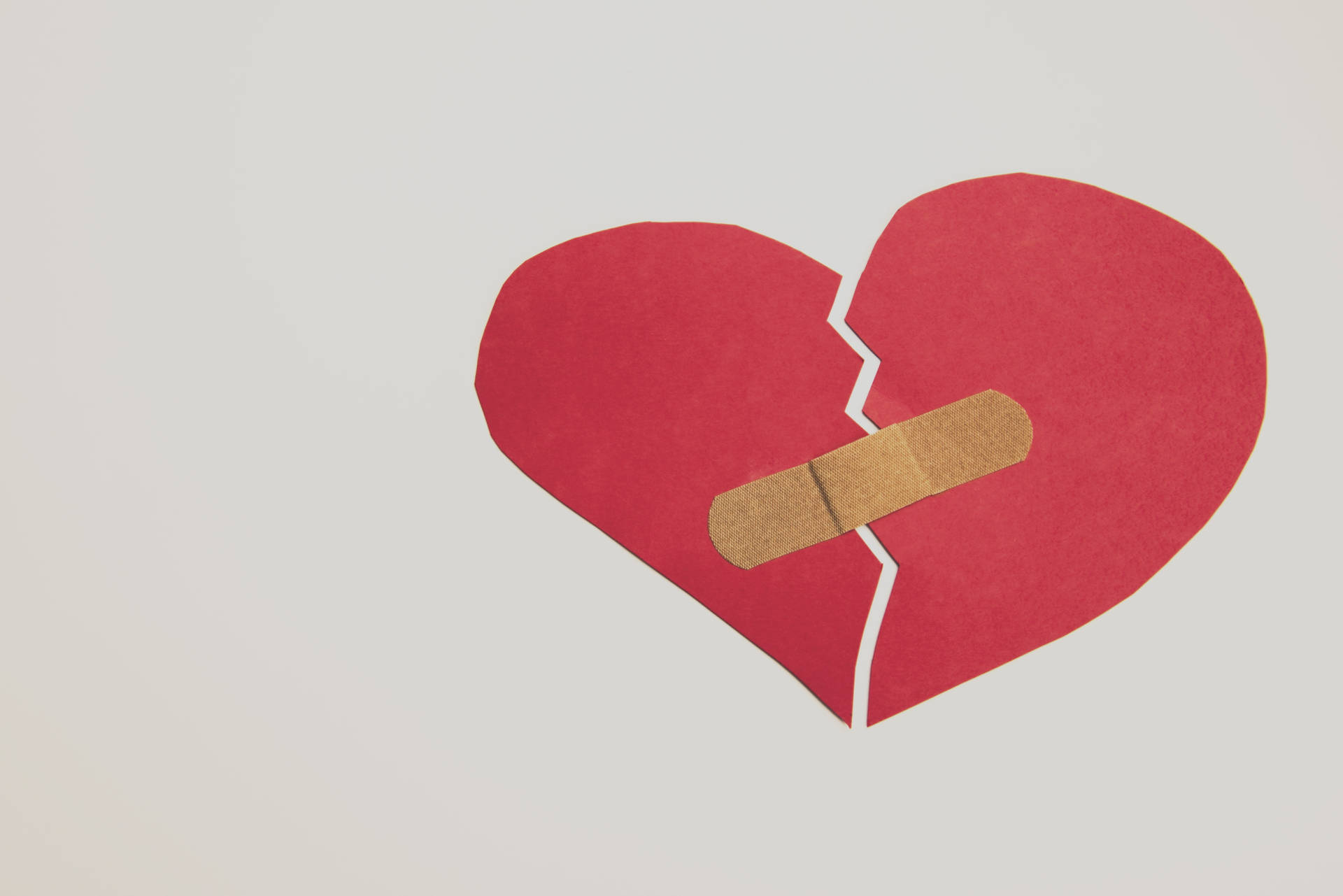Love Failure Bandaged Heart Background