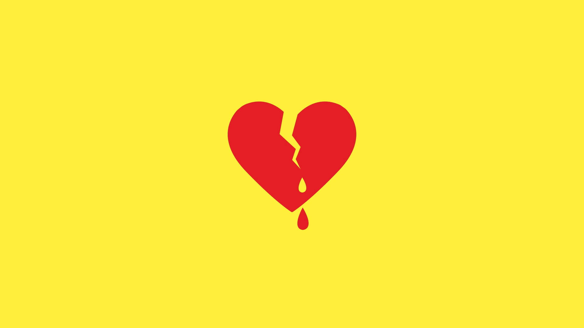 Love Failure Bleeding Broken Heart Wallpaper