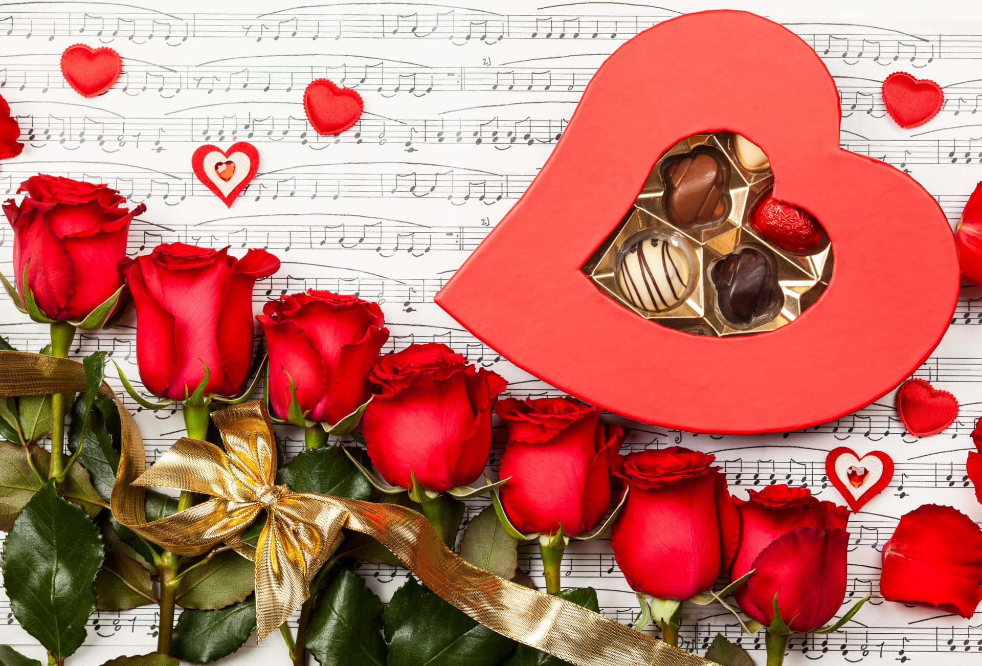 Chocolate Love Flowers Picture