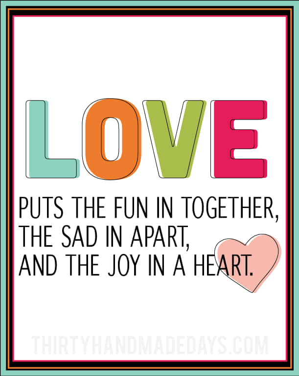 Love Fun Sad Joy Quote PNG