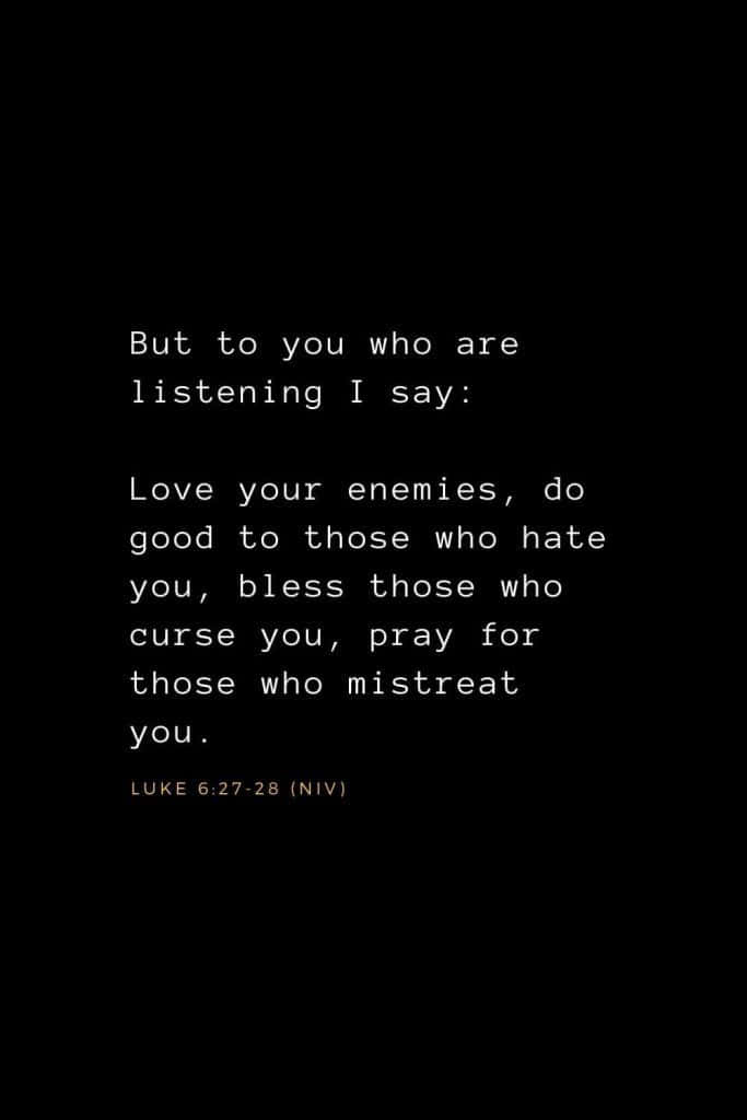 Love Hate Enemies Bible Verse Picture