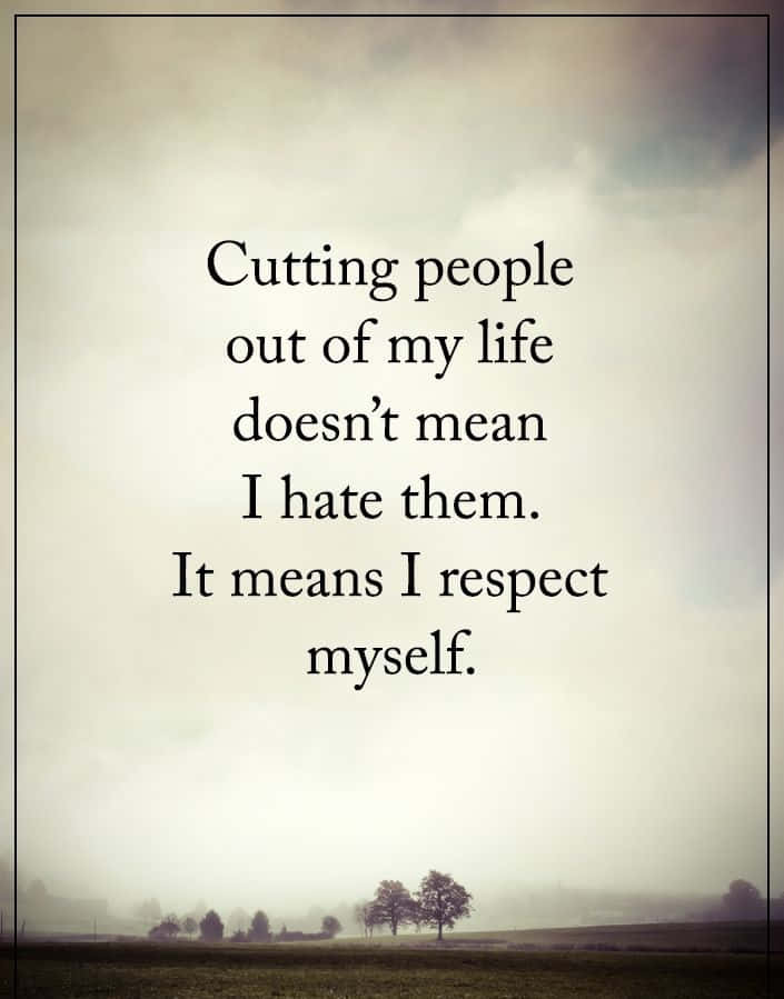 Nostalgic Love Hate Self-respect Quote Picture