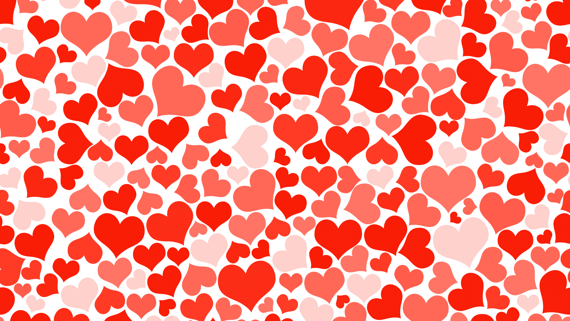 A Red And White Heart Pattern