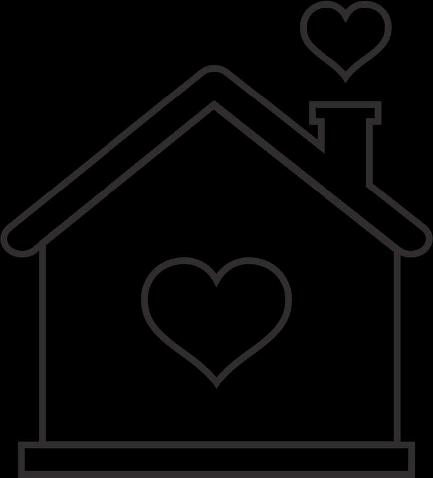 Love Home Address Icon PNG