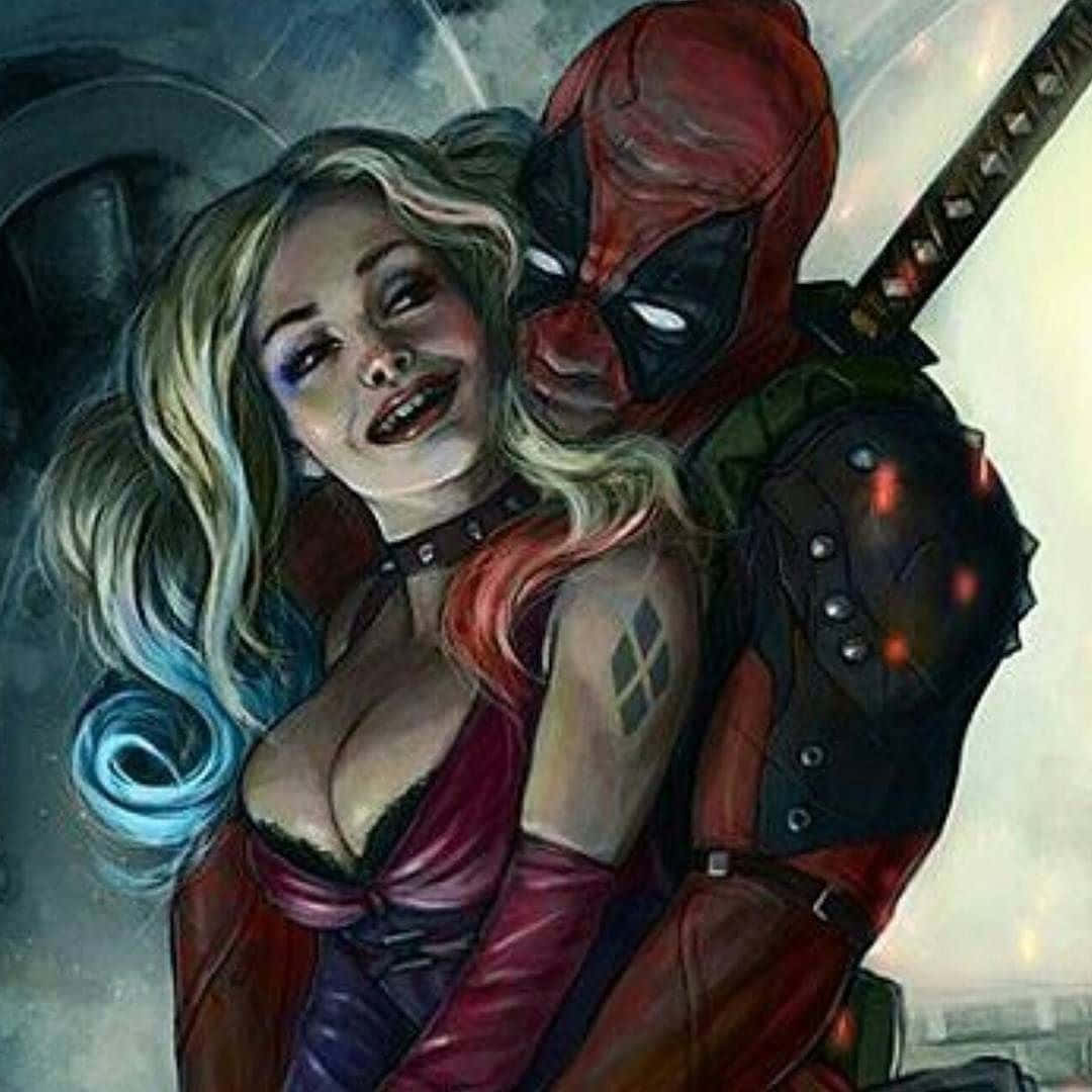 Love In Chaos - Deadpool And Vanessa Wallpaper