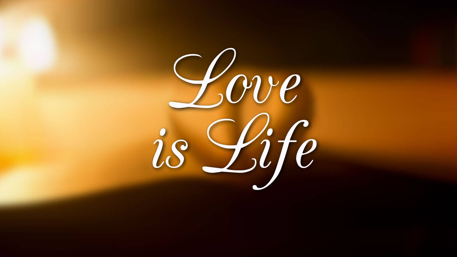 Love Is Life Quotes Wallpaper